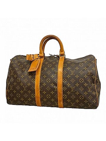 Louis Vuitton Louis Vuitton Bags - Boston Monogram Keepall Bandoulière 45 M41418 Brown Men's & Women's (view 1)