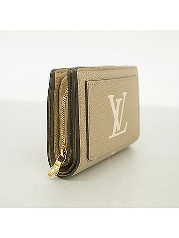 Louis Vuitton Louis Vuitton Monogram Empreinte Bicolor Portefeuille Wallet M82370 Tourtrell Cream Ladies (view 2)