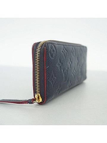 Louis Vuitton Louis Vuitton Monogram Empreinte Portefeuille Clemence Long Wallet M69415 Marine Rouge (Women's) (view 2)