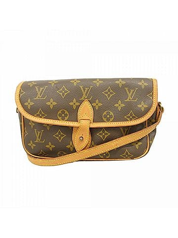 Louis Vuitton Louis Vuitton Monogram Gibeciere PM Shoulder Bag M42248 Brown Women's (view 1)