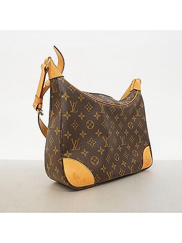 Louis Vuitton Louis Vuitton Monogram Boulogne 30 Shoulder Bag M51265 Brown Women's (view 2)