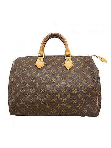 Louis Vuitton Louis Vuitton Monogram Speedy 35 Handbag M41107 Brown Women's (view 1)