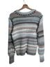 Cinq à Sept Ombre Blue Brown Gray Pullover Sweater Size XS - photo 2