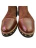 Free People 100% Leather Brown Ankle Boots Size 7 - photo 6