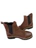 Free People 100% Leather Brown Ankle Boots Size 7 - photo 12