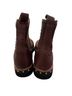 Free People 100% Leather Brown Ankle Boots Size 7 - photo 9