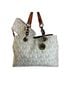 Michael Kors Solid White Multi Color Leather Tote One size - photo 1