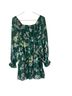 Greylin 100% Polyester 92% Polyester 8% Spandex Floral Green Casual Dress Size XS - photo 2