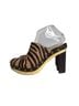 Veronica Beard Zebra Print Brown Tan Mule/Clog Size 7 - photo 7