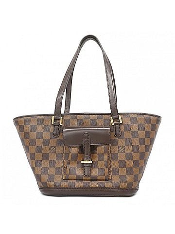 Louis Vuitton Louis Vuitton Damier Manosque PM Handbag N51121 Ebene Women's (view 1)