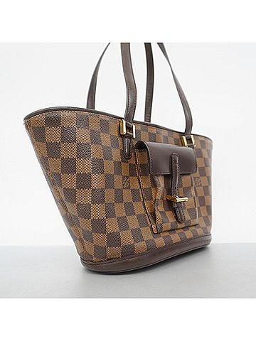 Louis Vuitton Louis Vuitton Damier Manosque PM Handbag N51121 Ebene Women's (view 2)