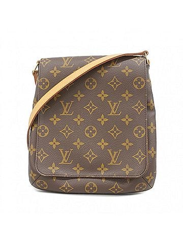 Louis Vuitton Louis Vuitton Monogram Musette Salsa Short Strap Shoulder Bag M51258 Brown Women's (view 1)