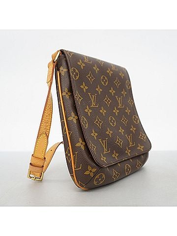 Louis Vuitton Louis Vuitton Monogram Musette Salsa Short Strap Shoulder Bag M51258 Brown Women's (view 2)