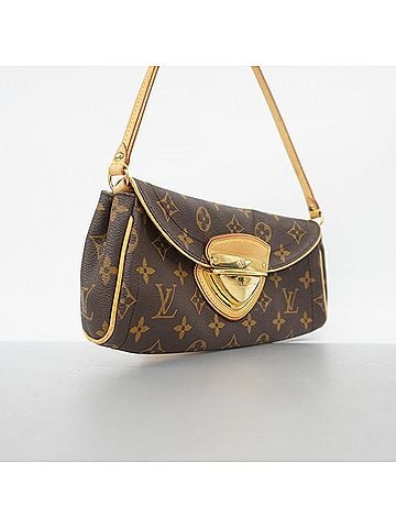 Louis Vuitton Louis Vuitton Monogram Pochette Beverly Shoulder Bag M40122 Brown Women's (view 2)