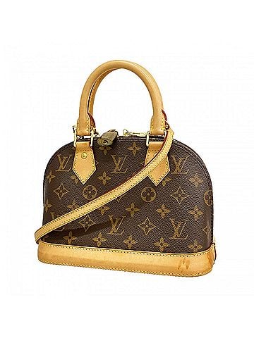 Louis Vuitton Louis Vuitton Alma BB Monogram Handbag M53152 Brown 2-way bag for women (view 1)