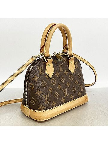 Louis Vuitton Louis Vuitton Alma BB Monogram Handbag M53152 Brown 2-way bag for women (view 2)