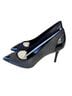 Giuseppe Zanotti Black Gray Heels Size 7 - photo 1