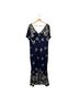 Candalite 100% Polyester 100% Polyester Floral Gold Casual Dress Size 1X - photo 1