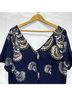 Candalite 100% Polyester 100% Polyester Floral Gold Casual Dress Size 1X - photo 3