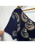 Candalite 100% Polyester 100% Polyester Floral Gold Casual Dress Size 1X - photo 4