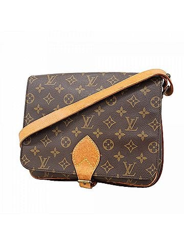 Louis Vuitton Louis Vuitton Monogram Cartouchiere GM Shoulder Bag M51252 Brown Women's (view 1)