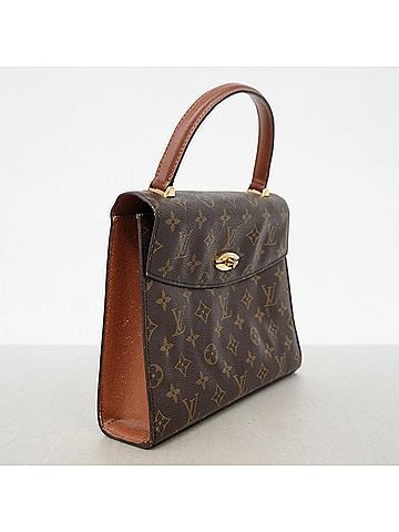 Louis Vuitton Louis Vuitton Monogram Malesherbes Handbag M51379 Brown Women's (view 2)