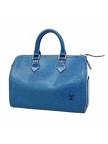 Louis Vuitton Louis Vuitton Epi Speedy 25 Handbag M43015 Toledo Blue Women's (view 1)