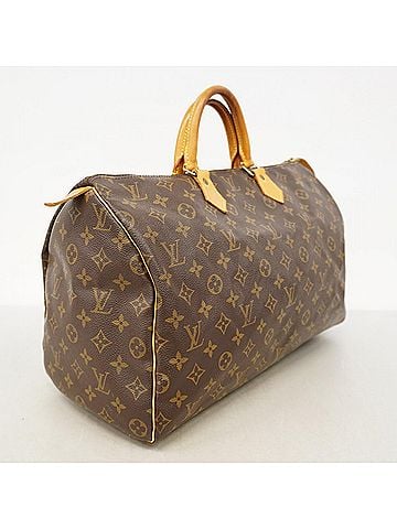 Louis Vuitton Louis Vuitton Monogram Speedy 40 Handbag M41106 Brown Women's (view 2)