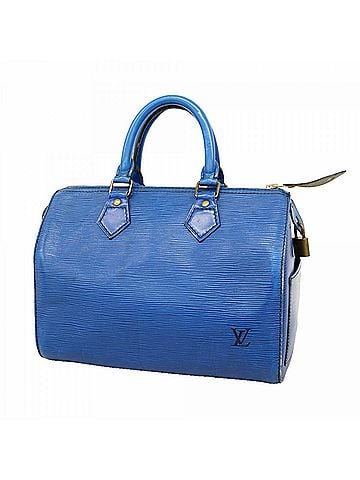 Louis Vuitton Louis Vuitton Epi Speedy 25 Handbag M43015 Toledo Blue Women's (view 1)