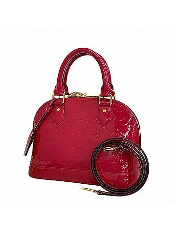 Louis Vuitton Louis Vuitton Alma BB Vernis Handbag M91771 Rose Indien 2-way bag for women (view 1)