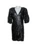 Molly Bracken 100% Polyester 5% Elastane Solid Black Cocktail Dress Size L - photo 4