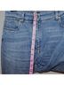 ETRO Aztec Or Tribal Print Solid Blue Red Jeans Size 10 - photo 14