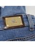 ETRO Aztec Or Tribal Print Solid Blue Red Jeans Size 10 - photo 12