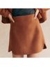 Sézane Tan Brown Wool Skirt Size 4 - photo 3