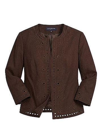 Jones New York Linen Blend Jacket (view 1)
