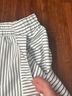 Target Stripes White Blue Casual Pants Size S - photo 4