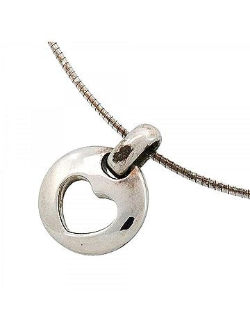 Tiffany & Co. Tiffany & Co. Pierced Heart Necklace, Sterling Silver 925, Women's (view 1)