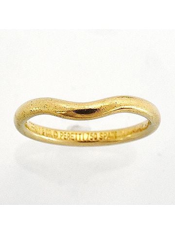 Tiffany & Co. Tiffany & Co. Curved Band Ring, 18K Yellow Gold, Women's (view 2)