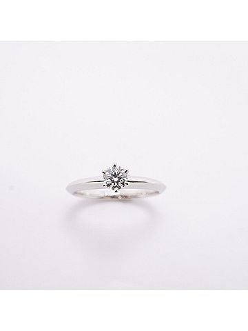 Tiffany & Co. Tiffany & Co. Solitaire Ring, 1PD (One Diamond), Pt950 Platinum, 0.22ct Diamond, Women's (view 2)