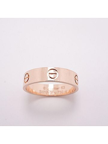 Cartier Cartier Love Ring, 18K Pink Gold, Men's (view 2)