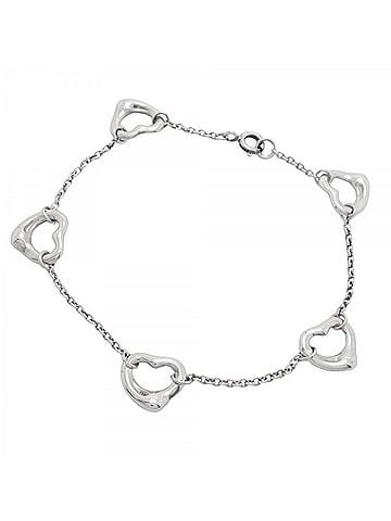 Tiffany & Co. Tiffany & Co. Heart Bracelet, 5 Pieces, Sterling Silver 925, Women's (view 1)