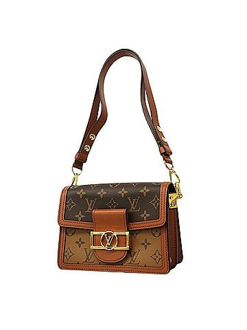 Louis Vuitton Louis Vuitton Monogram Reverse Dauphine MINI Shoulder Bag M45959 Brown Women's (view 1)