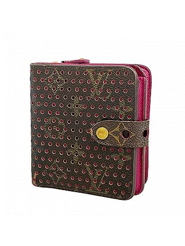 Louis Vuitton Louis Vuitton Monogram Perfo Compact Zip Wallet M95188 Fuchsia (Women's) (view 1)