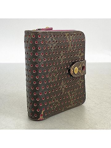 Louis Vuitton Louis Vuitton Monogram Perfo Compact Zip Wallet M95188 Fuchsia (Women's) (view 2)