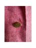Draper James 55% Cotton 45% Linen 100% Cotton Pink Red Blazer Size M - photo 3