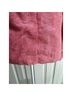 Draper James 55% Cotton 45% Linen 100% Cotton Pink Red Blazer Size M - photo 13