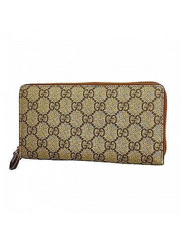 Gucci Gucci GG Supreme Long Wallet 410102 Brown (Men's & Women's) (view 1)
