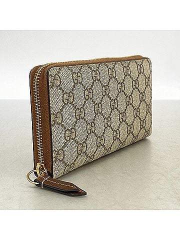 Gucci Gucci GG Supreme Long Wallet 410102 Brown (Men's & Women's) (view 2)