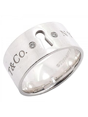 Tiffany & Co. Tiffany & Co. Rock Ring, 2PD (2 Diamonds), Sterling Silver 925, Women's, P3041107 (view 1)