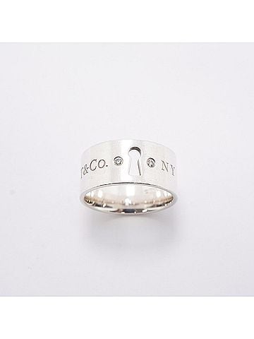 Tiffany & Co. Tiffany & Co. Rock Ring, 2PD (2 Diamonds), Sterling Silver 925, Women's, P3041107 (view 2)